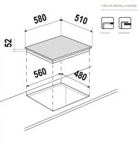 SCHOCK SCHSTIB64BKE PIANO INDUZIONE 60 CM NERO OPACO - 1 - Gallery