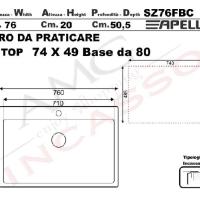 APELL SZ76FBC   1 VASCA RETTANG. - ACCIAIO INOX - 77X51 - 1 - Gallery