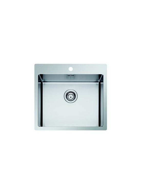 APELL SZ55FBC - LAVELLO DA INCASSO - 1 VASCA - QUADRATA - 56x51 - INOX