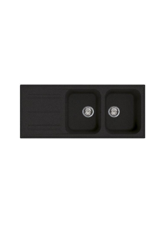 APELL  PTN116GC LAVELLO 116X50 2 VASCHE +GOCCIOLATOIO GRANITO