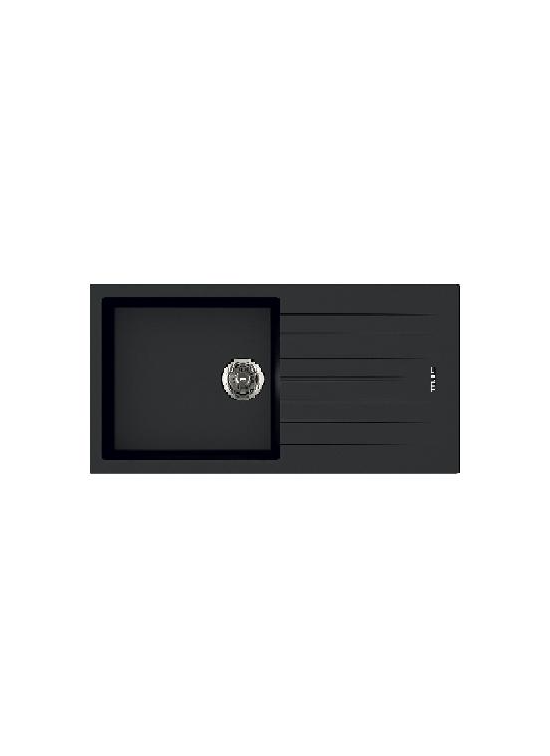 APELL PTLP1001GB - LAVELLO  100x50 - 1V. + GOCC. BLACK