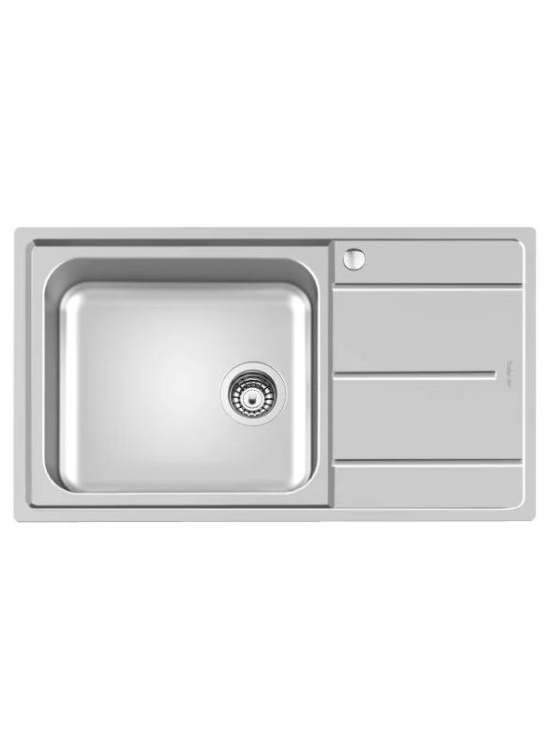 FOSTER LAVELLO EVO 3218002 - LAVELLO DA INCASSO 1 V. SX + GOCC. DX - INOX SPAZZOLATO
