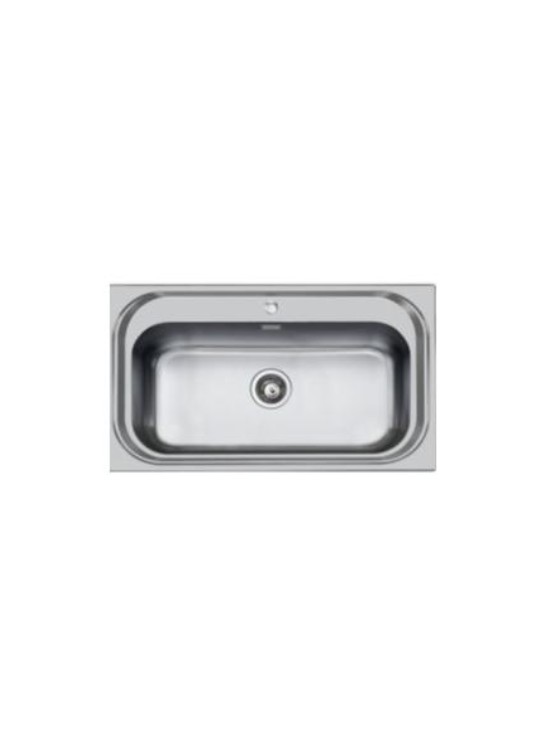 FOSTER S1000 11180150 MONOVASCA ACCCIAIO SPAZZOLATO CM 86.5 X 50.5