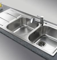 FOSTER FM1972061 LAVELLO 116X50 2VASCHE DX GOCCIOLATOIO SX INOX - 1 - Gallery