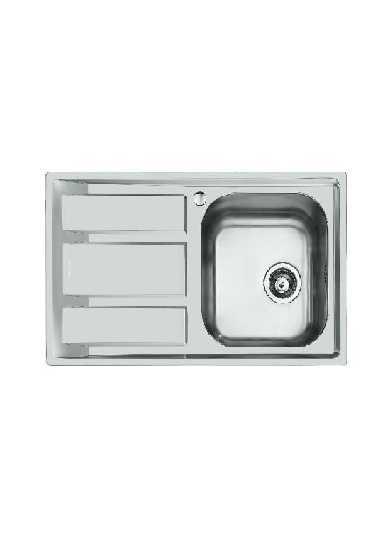 FOSTER FM1971561 LAVELLO 86X50 1 VASCA DX GOCCIOLATOIO SX INOX