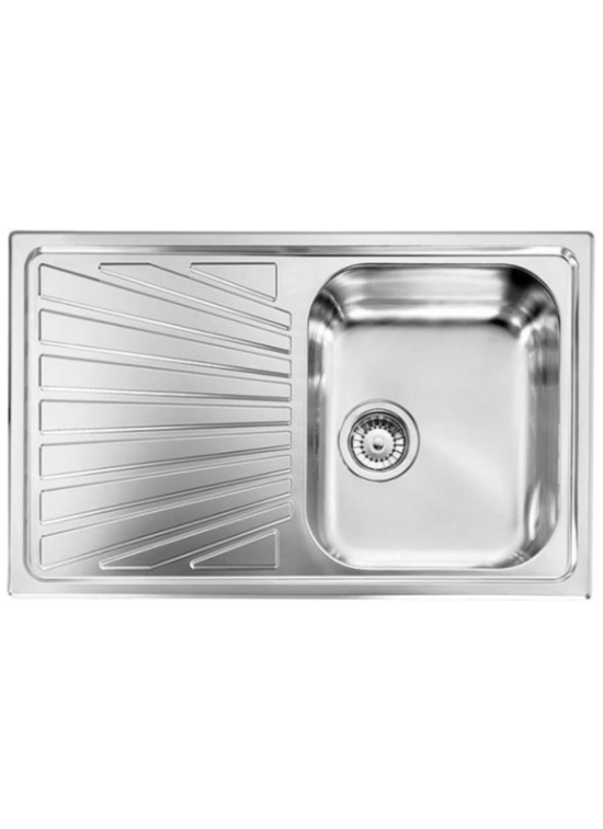CM LAVELLI  011441D - LAVELLO DA INCASSO COMETA - INOX SATINATO - 79x50