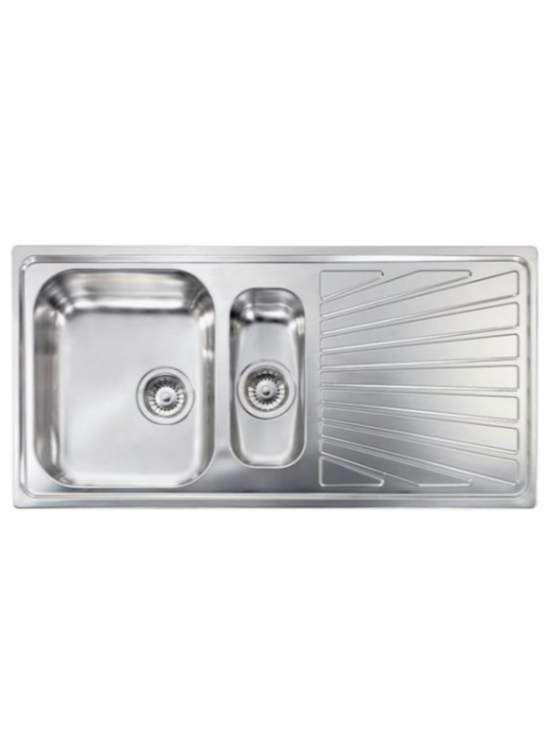 CM LAVELLI 011445S - LAVELLO DA INCASSO COMETA - INOX SATINATO - 100x50