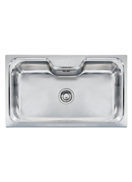 CM LAVELLI 011743 - LAVELLO DA INCASSO EUREKA - INOX SATINATO - 86x51