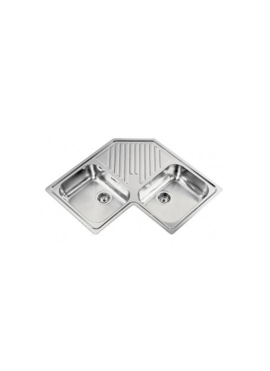 CM LAVELLI 011840 - LAVELLO DA INCASSO ANGOLARE ILARIA   cm 83x83