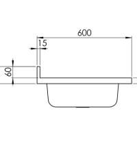 CM LAVELLI 031136 DX - LAVELLO DA APPOGGIO ROSSANA - 1 V. DX + GOCC. SX - 120x60 - INOX SATINATO - 2 - Gallery