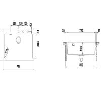 SCHOCK SCHSIGN100A84  VASCONE 79X50 XL BIANCO PURO - 2 - Gallery
