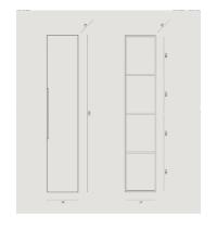 PENSILE A COLONNA PARIGI VERDE 150X24 in Kit - 1 - Gallery