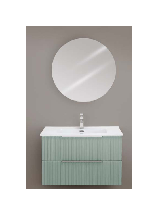 MOBILE BAGNO PARIGI CM 80 VERDE in Kit