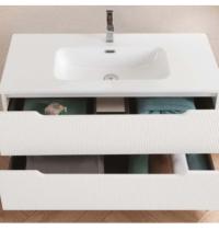 MOBILE BAGNO VIENNA BIANCO CANNETTATO CM 80 - 1 - Gallery