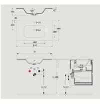 MOBILE BAGNO VIENNA BIANCO CANNETTATO CM 80 - 3 - Gallery