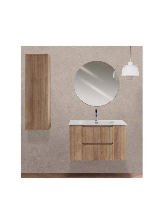MOBILE BAGNO VIENNA ROVERE CANNETTATO CM 80
