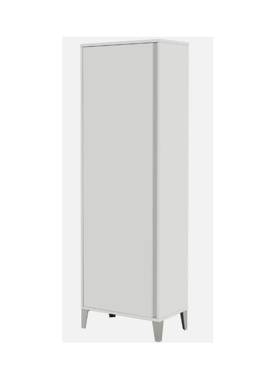 LUGANO COLONNA PORTASCOPA BIANCO cm 60x183