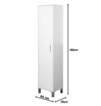 LUGANO COLONNA PORTASCOPA BIANCO cm 60x183 - 2 - Gallery