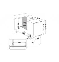WHIRLPOOL WI 3010 LAVASTOVIGLIE AD INCASSO SCOMPARSA TOTALE COPERTI 13 CLASSE F - 4 - Gallery