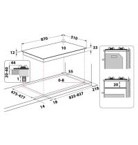 HOTPOINT ARISTON PHN962TS/IX/HAP/C - PIANO COTT. C/ 6 ZONE COTT. - ACCIAIO INOX - 3 - Gallery