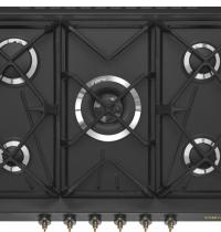 SMEG SRV876AOGH - PIANO COTT. DA INCASSO A GAS - 5 ZONE COTT. - ANTRACITE - 2 - Gallery