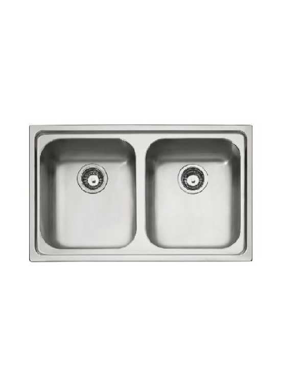 FRANKE RRX620 LAVELLO 86X50 2 VASCHE INOX  101.0053.243