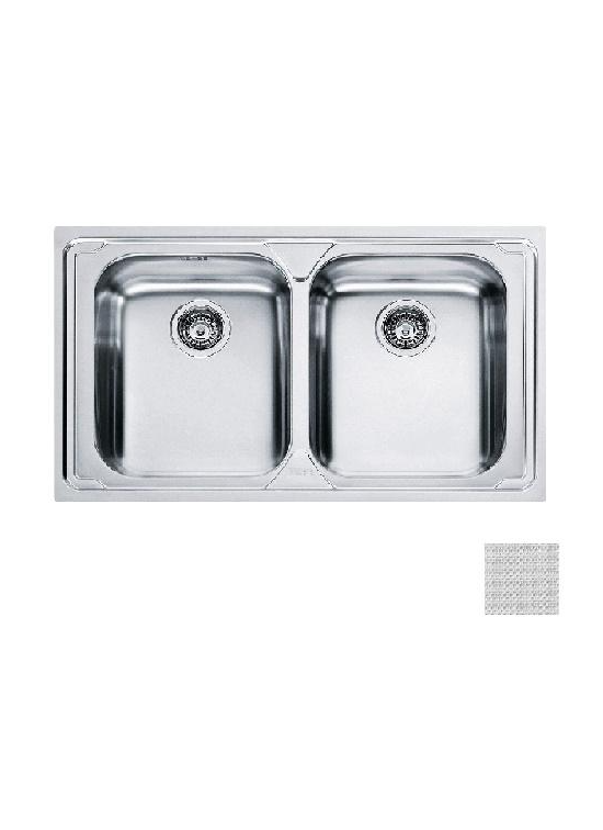 FRANKE LLL620-L LAVELLO 86X50 2VASCHE DEKOR  101.0153.297