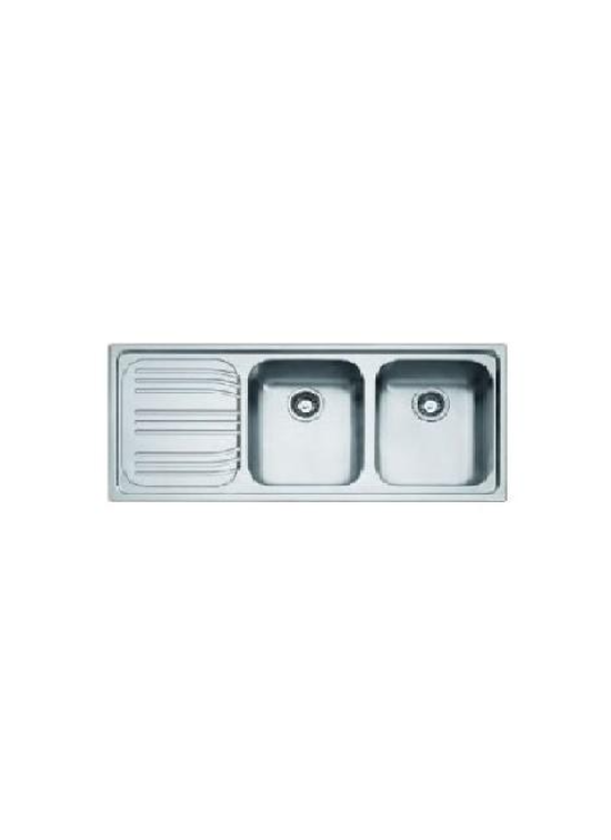 FRANKE RRX621DX 101.0053.247 - LAVELLO RADAR DA INCASSO - 2V. DX + GOCC. SX - INOX