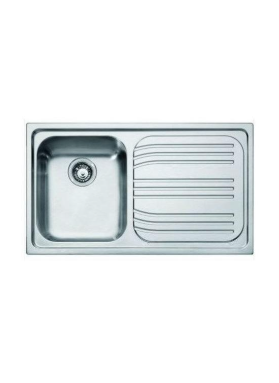 FRANKE RRX611 - LAVELLO RADAR DA INCASSO - 1 V. SX + GOCC. DX - INOX