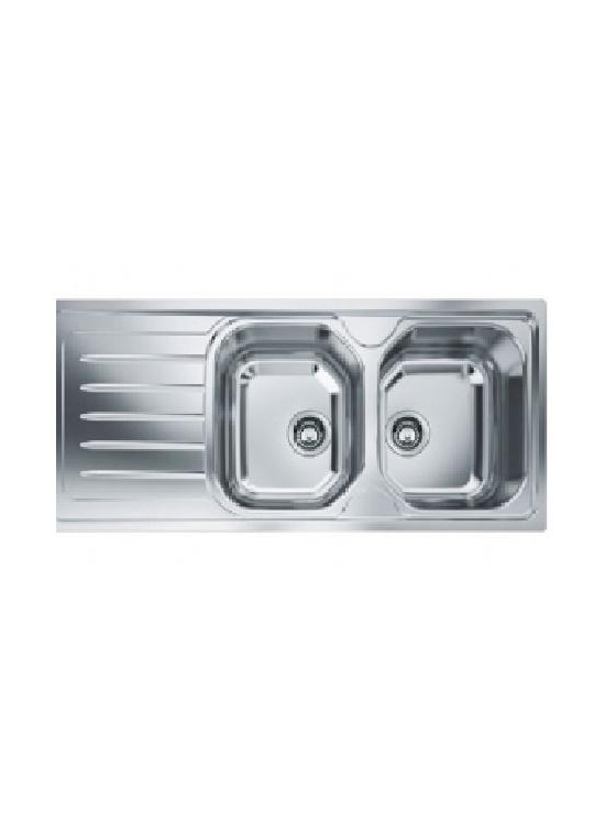 FRANCKE  OLX621 LAVELLO 116X50 2V+GOCC.  INOX SATINATO 101.0180.201