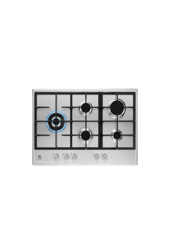 ELECTROLUX  KGS 7566 SX CM 75  F FUOCHI CON GRIGLIE IN GHISA