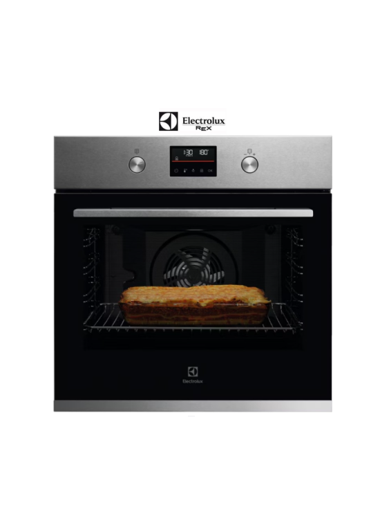 ELECTROLUX EZC2510ACX - FORNO ELETTR. DA INCASSO MULTIFUNZ. - PIROL. - 10 FUNZ. COTT. - CL: