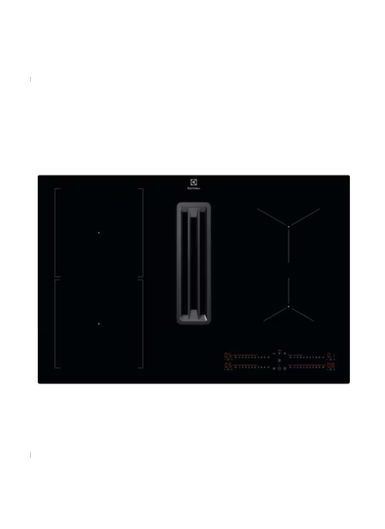 ELECTROLUX KCC83443CK - Piano cottura con cappa integrata, Modello filtrante,