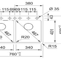 FRANKE MRG620 LAVELLO 76X50 2 VASCHE BLACKMAT  114.0661.690 - 1 - Gallery