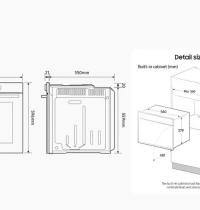 SAMSUNG  NV7B41307AK FORNO ELETTRICO PIROLITICO L. 76 NERO - 3 - Gallery