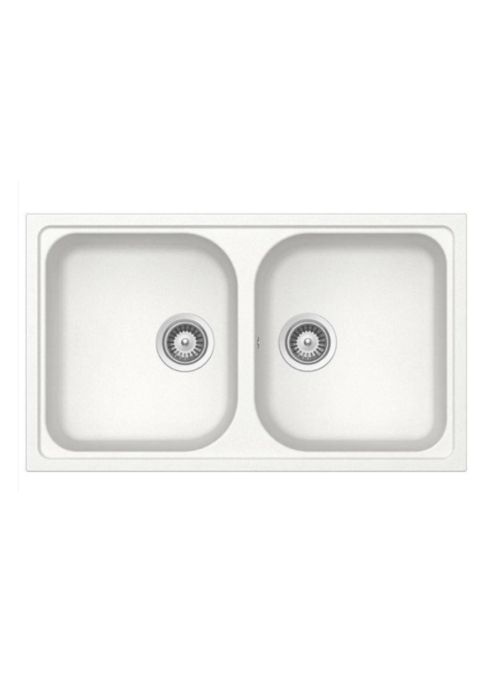 SCHOCK FOMN200A01 SERIE FORMHAUS N.2 VASCHE DA CM 86 X 50  VARIANTE COLORE 01 BIANCO ASSOLUTO