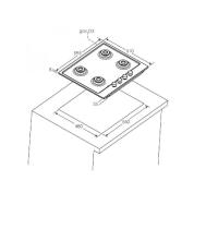 CANDY CHW6BRX P/COTTURA 4 GAS INOX MANOPOLE FRONTALI - 1 - Gallery