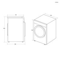 CANDY  RO4H7A2TCEX-S ASCIUGATRICE LIBERA INSTALLAZIONE KG 7 - 3 - Gallery