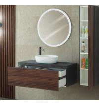 MOBILE BAGNO LIDO CM 110 sospeso  noce-ardesia - 1 - Gallery