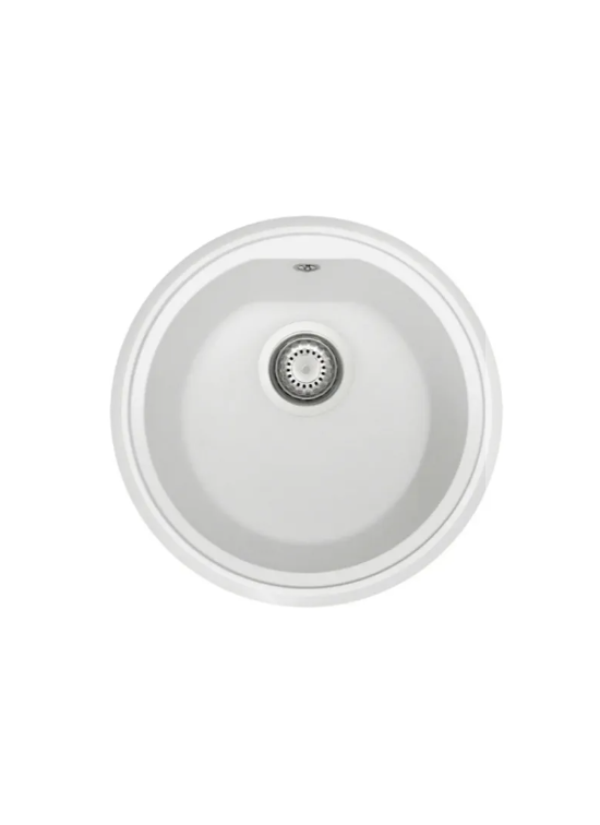 PPADOS  Lavello tondo 1 vasca cm. 44 - Bianco PL4351 UG 98