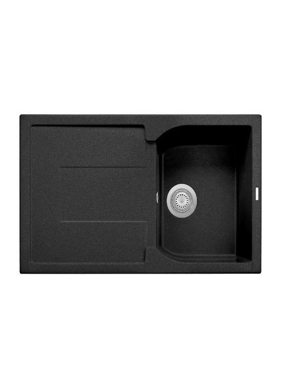 Plados lavello - mod. Corax cm.86x50- CX0861- Nero 44
