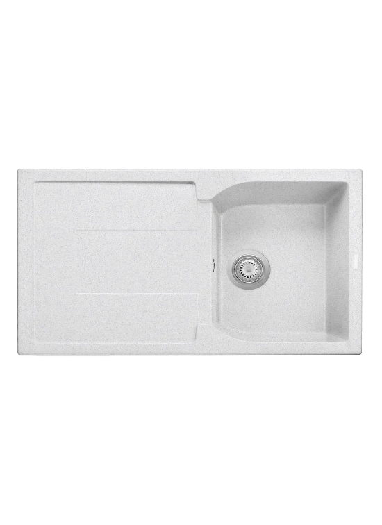 Lavello Plados -  mod. Corax cm.86x50 - CX0861- bianco opale 90