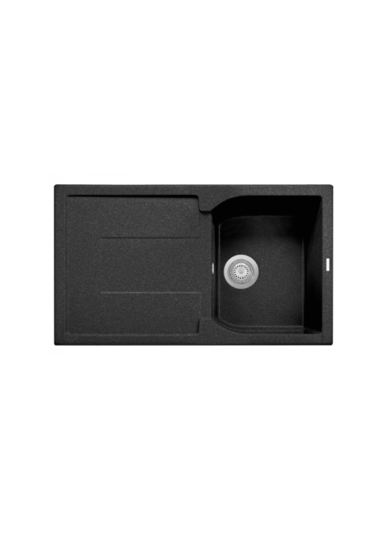 Lavello Plados - mod.Corax cm.86x50-CX0861-nero ebony 95