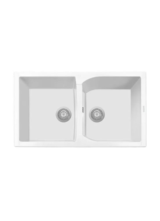 Lavello Plados - mod.Corax  cm.86x50-CX0862- bianco latte 58