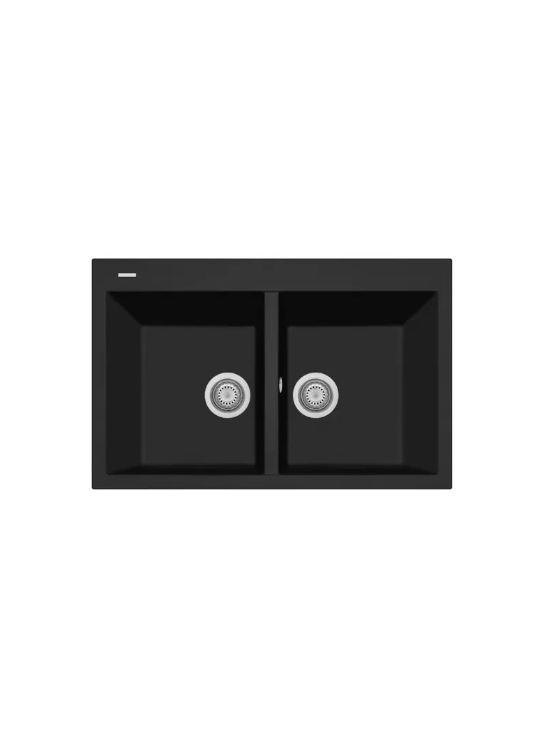 Lavello Plados - mod.Corax cm.79x50 -NK07920-black matt 70
