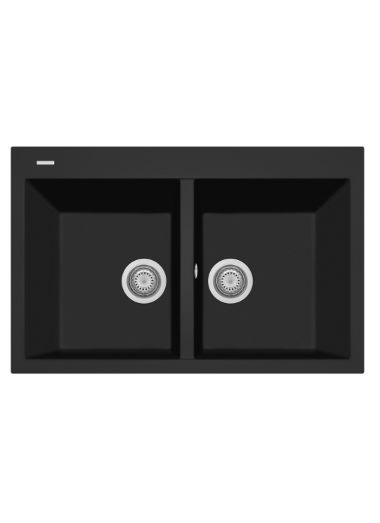 Lavello Plados  - mod. Corax cm.79x50 - NK07920 - nero ebony 95