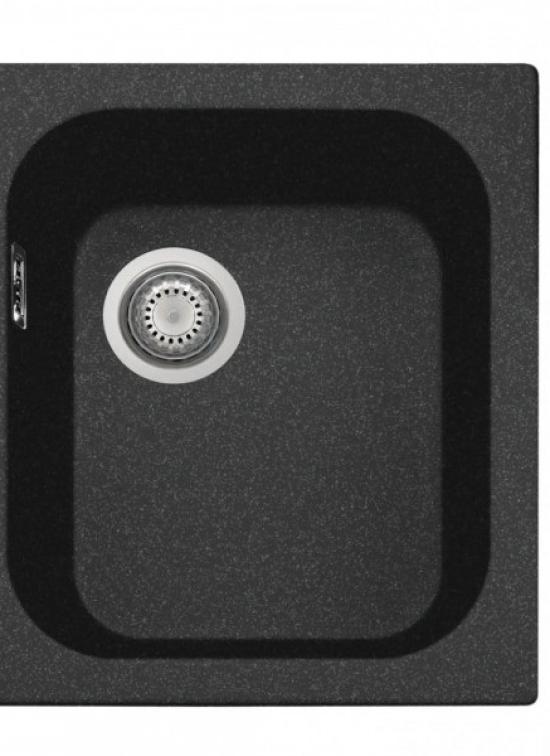 PLADOS HR4321 95 VASCA SINGOLA CM 43 X 50 COLORE NERO EBONY