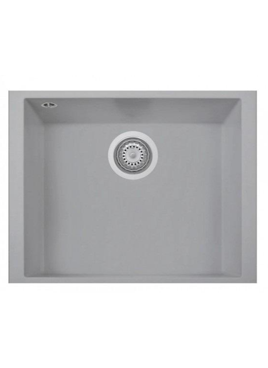 PLADOS  ON 5610 ST LAVELLO AD UNA VASCA CM 56 X 43.5 INSTALLAZIONE SOTTOTOP COLORE NANOSTONE URBAN GRAY