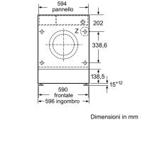 BOSCH WIW24342EU LAVATRICE DA INCASSO SCOMPARSA TOTALE 8 KG 1200 GIRI CLASSE C - 4 - Gallery
