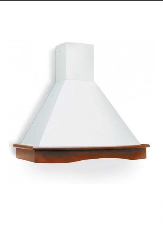 CAPPA TECNODESIGN   GLORIA 60 CM RUSTICA FASCIA LEGNO PIOPPO GREZZO